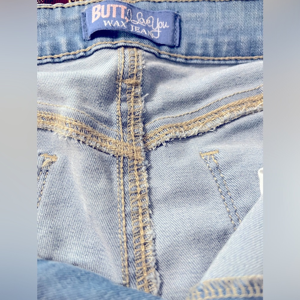 Shorts…WAX JEAN "Butt I Love You" Eco-Luxe Denim Shorts! - Picture 10 of 10